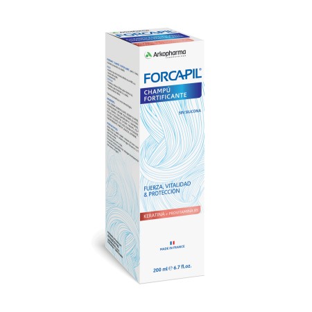 FORCAPIL CHAMPU FORTIFICANTE CON KERATINA 200 ML -BAJA-