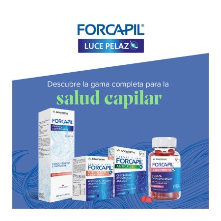 FORCAPIL CHAMPU FORTIFICANTE CON KERATINA 200 ML -BAJA-