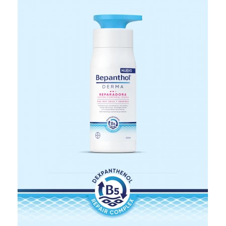 BEPANTHOL DERMA REPARADORA LOCION CORPORAL DIARIA 400 ML