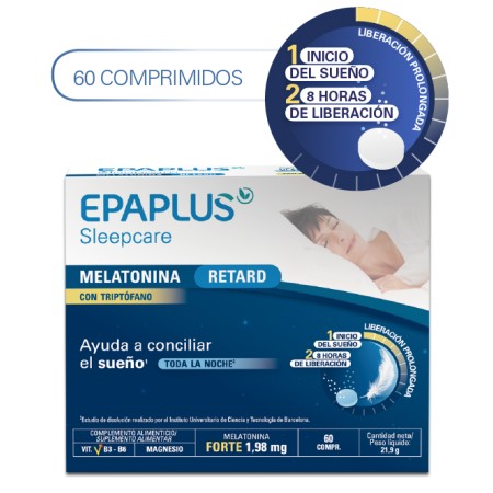 EPAPLUS SLEEPCARE RETARD CON TRIPTOFANO 60 COMPRIMIDOS