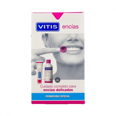 VITIS ENCIAS PACK PASTA DENTIFRICA 100 ML + COLUTORIO 500 ML