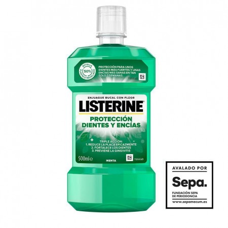 LISTERINE PROTECCION DIENTES Y ENCIAS 750 ML ENVASE AHORRO