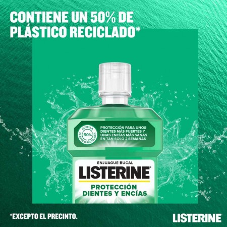 LISTERINE PROTECCION DIENTES Y ENCIAS 750 ML ENVASE AHORRO