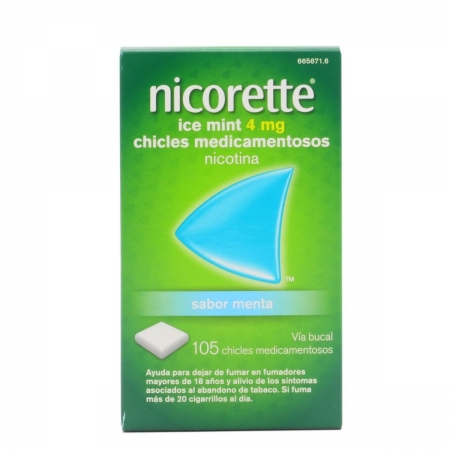 NICORETTE 4 MG 105 CHICLES MEDICAMENTOSOS