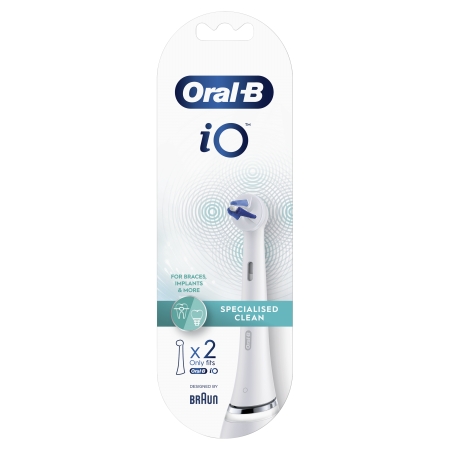 ORAL-B RECAMBIO CEPILLO DENTAL ELECTRICO IO SPECIALISED CLEAN 2 CABEZALES -BAJA-