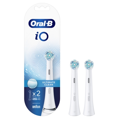 ORAL-B RECAMBIO IO ULTIMATE CLEAN 2 CABEZALES COLOR BLANCO
