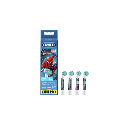 ORAL-B KIDS 4 RECAMBIOS SPIDERMAN CEPILLO ELECTRICO INFANTIL (NO PARA IO)