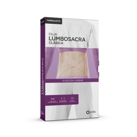FARMALASTIC FAJA SACROLUMBAR CLASICA T-G COLOR BEIGE