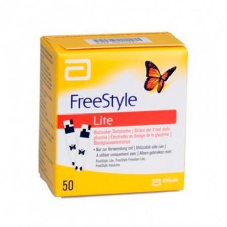 FREESTYLE LITE GLUCEMIA 50 TIRAS REACTIVAS