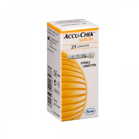 ACCU-CHEK SOFTCLIX 25 LANCETAS