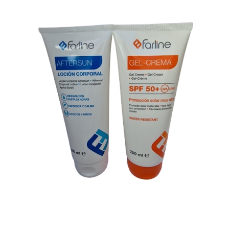 FARLINE NECESER GEL-CREMA SPF50+ 200 ML + AFTERSUN 200 ML