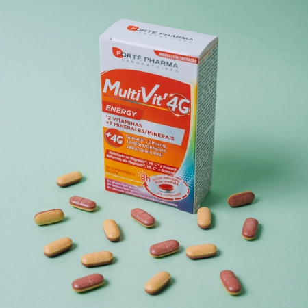 FORTÉ PHARMA MULTIVIT 4G ENERGY 30 COMPRIMIDOS