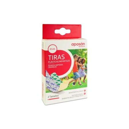 APOSAN 20 APOSITOS PLASTICOS INFANTILES 2 TAMAÑOS DINOSAURIOS