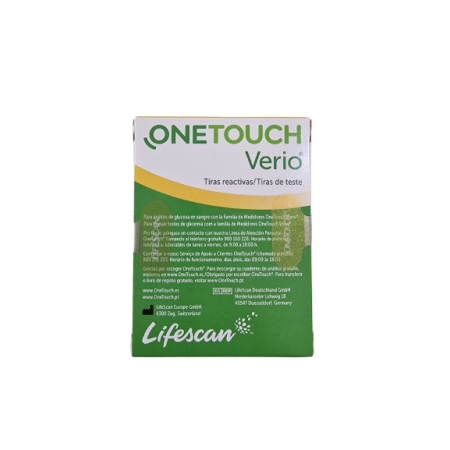 ONETOUCH VERIO 100 TIRAS REACTIVAS PARA GLUCEMIA