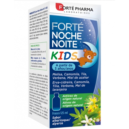 FORTÉ PHARMA NOCHE KIDS 125 ML SABOR ALBARICOQUE