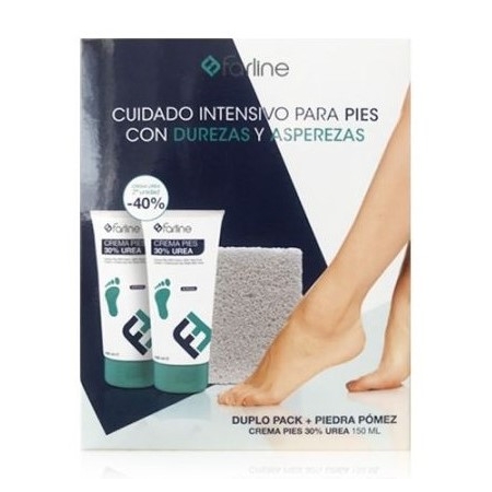 FARLINE DUPLO CREMA PIES 150 ML REPARACION INTENSIVA + PIEDRA POMEZ