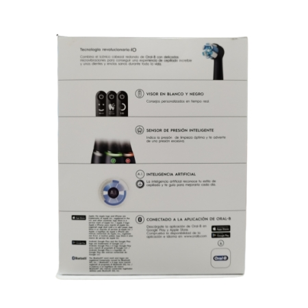 ORAL-B IO6 CEPILLO DENTAL ELECTRICO NEGRO CON 4 RECAMBIOS + FUNDA VIAJE