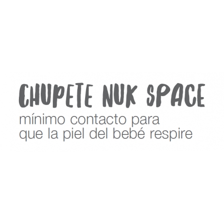 NUK SPACE 2 CHUPETES DE SILICONA 18-36 MESES CEBRA