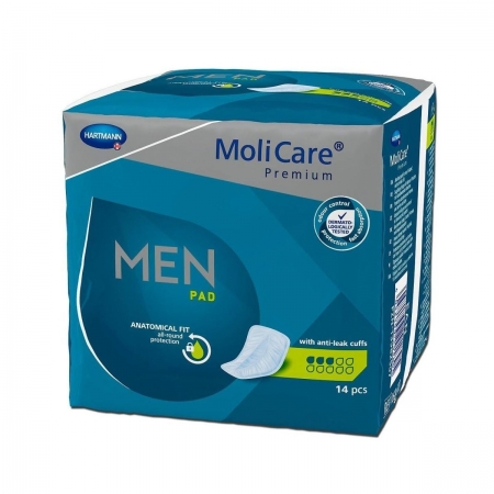 MOLICARE PREMIUM MEN PAD 4 GOTAS 14 ABSORBENTES
