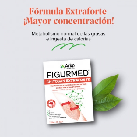 FIGURMED CHITOSAN EXTRA FORTE 2000 MG 30 CAPSULAS -BAJA-