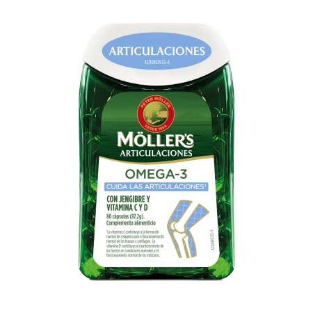 MOLLER'S ARTICULACIONES OMEGA-3 Y VITAMINAS 80 CAPSULAS