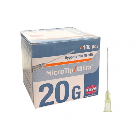 AGUJA 0.90 X 38 MM 20G (AMARILLA SUAVE)