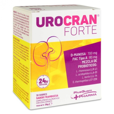 UROCRAN FORTE 30 SOBRES SABOR FRAMBUESA