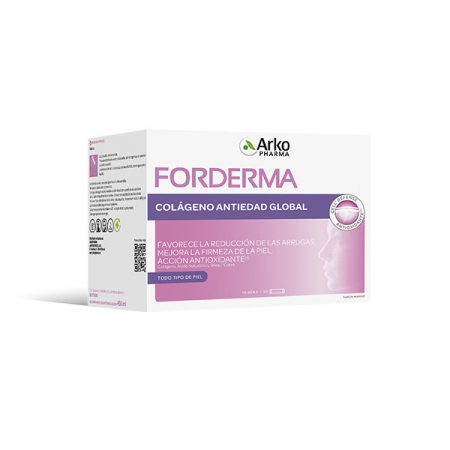 ARKOPHARMA FORDERMA COLAGENO ANTIEDAD GLOBAL 30 STICKS SABOR A MANGO