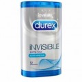 DUREX INVISIBLE SUPER FINO EXTRA SENSITIVO 12 PRESERVATIVOS