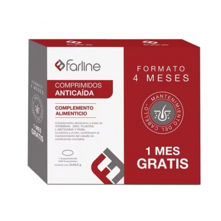 FARLINE PACK ANTICAIDA TRATAMIENTO 4 MESES 2 X 56 COMPRIMIDOS