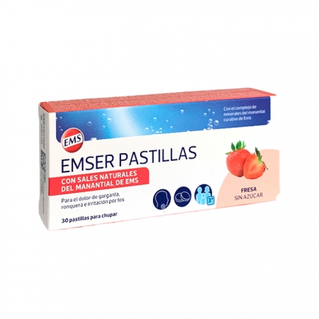 EMSER 30 PASTILLAS GARGANTA FRESA