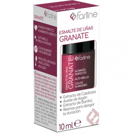 FARLINE ESMALTE UÑAS GRANATE 10 ML