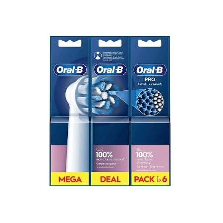 ORAL-B RECAMBIO SENSITIVE CLEAN 6+2 CABEZALES
