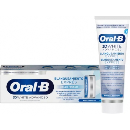 ORAL-B 3D WHITE ADVANCED BLANQUEAMIENTO EXPRESS 75 ML