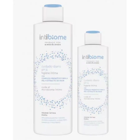 INTIBIOME HIGIENE INTIMA CUIDADO DIARIO PH 4 PACK 500 ML + 250 ML