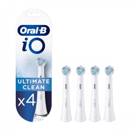 ORAL-B RECAMBIO IO ULTIMATE CLEAN 4 CABEZALES COLOR BLANCO