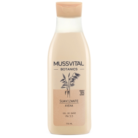 MUSSVITAL ESSENTIALS BOTANICS GEL DE BAÑO AVENA 750 ML