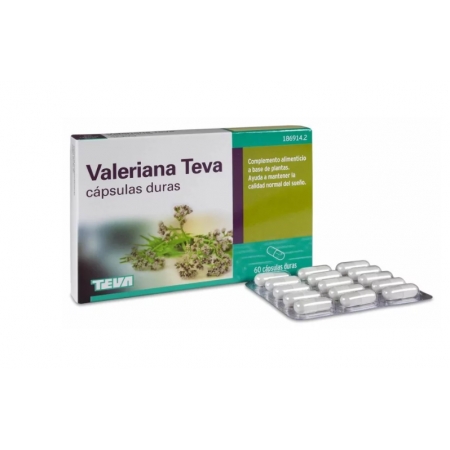 VALERIANA TEVA 60 CAPSULAS DURAS