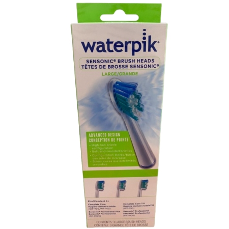 WATERPIK RECAMBIO CEPILLO SENSONIC BRUSH HEADS SR1000 3 UNIDADES