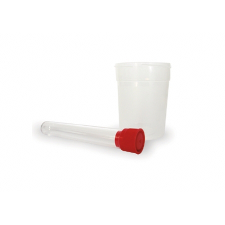 ACOFAR ENVASE DE RECOGIDA DE ORINA 1 UNIDAD + TUBO DE ENSAYO