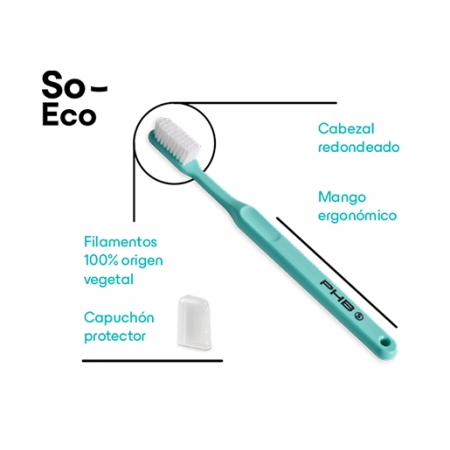 PHB TIME TO CARE CEPILLO DENTAL ADULTO ECO MEDIO DUPLO 2 UNIDADES