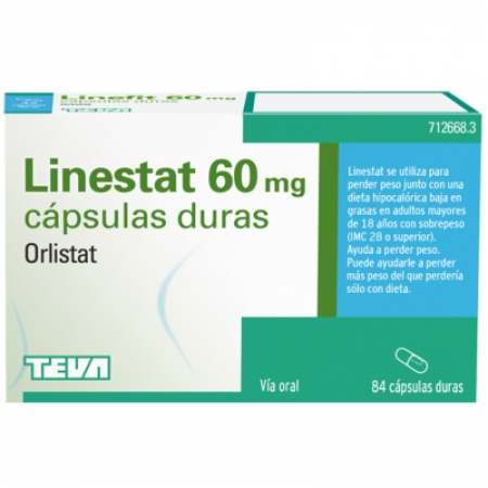 LINESTAT 60 MG 120 CAPSULAS