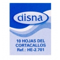 DISNA CUCHILLAS CORTACALLOS 10 HOJAS