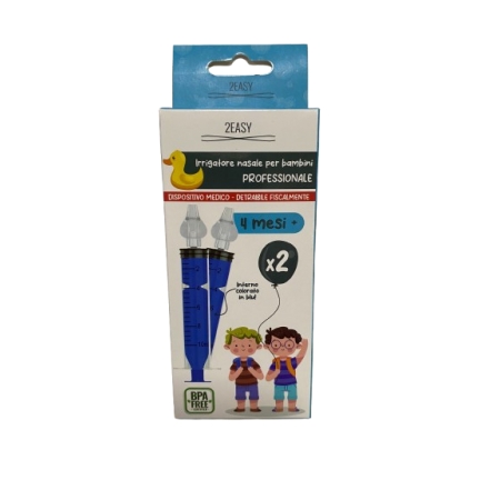 2EASY IRRIGADOR NASAL SACAMOCOS INFANTIL 2 UNIDADES AZULES