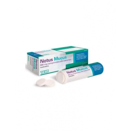 NOTUS MUCUS 600 MG 10 COMPRIMIDOS EFERVESCENTES (SABOR LIMON)