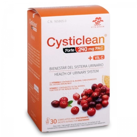 CYSTICLEAN FORTE 240 MG 30 SOBRES