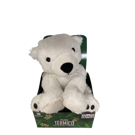 PELUCHO TÉRMICO OSO POLAR CON SEMILLAS