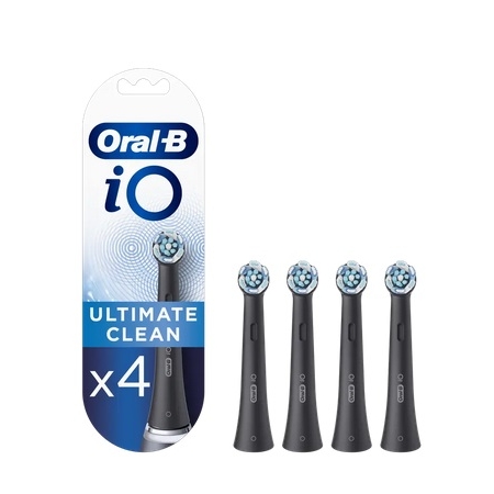 ORAL-B RECAMBIO IO ULTIMATE CLEAN 4 CABEZALES COLOR NEGRO