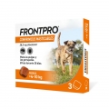 FRONTPRO 28 MG 3 COMPRIMIDOS MASTICABLES PARA PERROS  4-10 KG