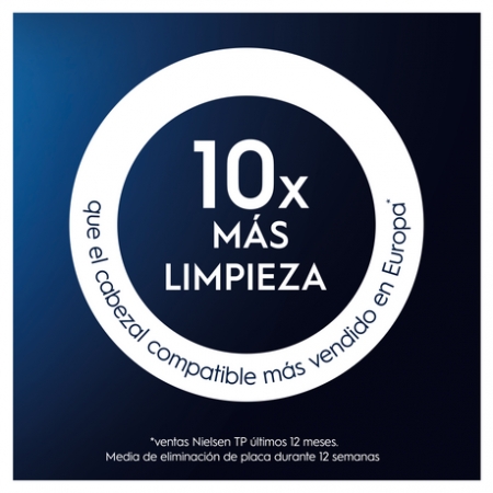 ORAL-B RECAMBIOS PRO CROSS ACTION - 6 CABEZALES NEGROS